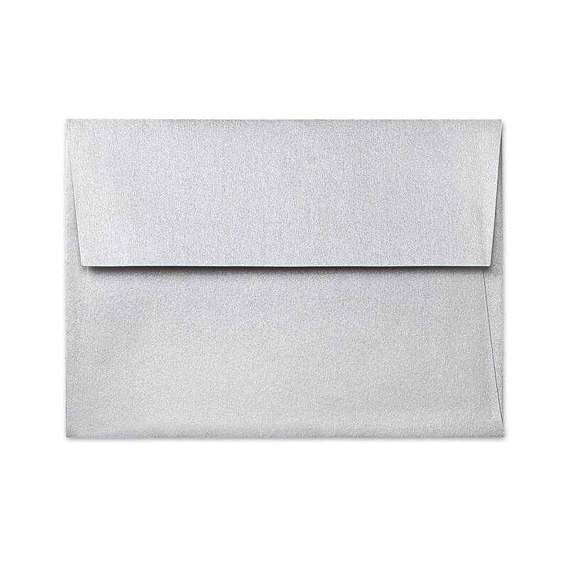 LUX A7 Invitation Envelopes (5 1/4 x 7 1/4) 250/Box, Silver Metallic (5380-06-250) image 1