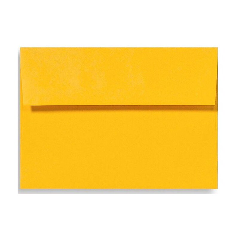 LUX A1 Invitation Envelopes (3 5/8 x 5 1/8) 500/Box, Sunflower (EX4865-12-500) image 1