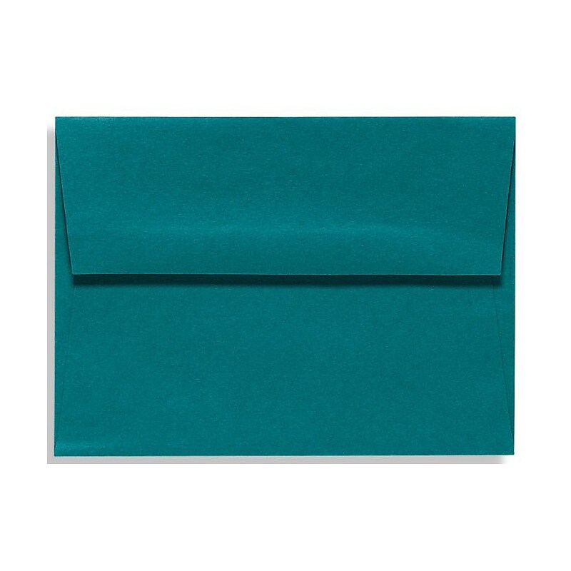 LUX A1 Invitation Envelopes (3 5/8 x 5 1/8) 50/Box, Teal (EX4865-25-50) image 1
