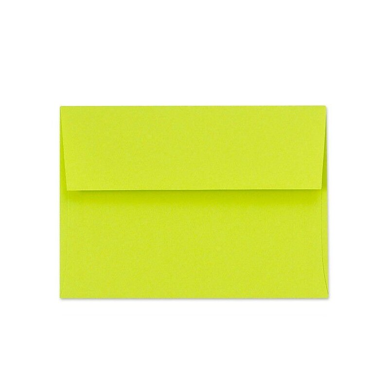 LUX A1 Invitation Envelopes (3 5/8 x 5 1/8) 500/Box, Wasabi (FE4865-22-500) image 1