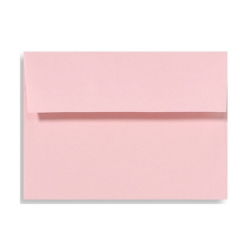 LUX 70lb 4 3/8"x5 3/4" A2 RSVP, Invitation Envelopes W/Glue, Candy Pink, 500/BX image 1