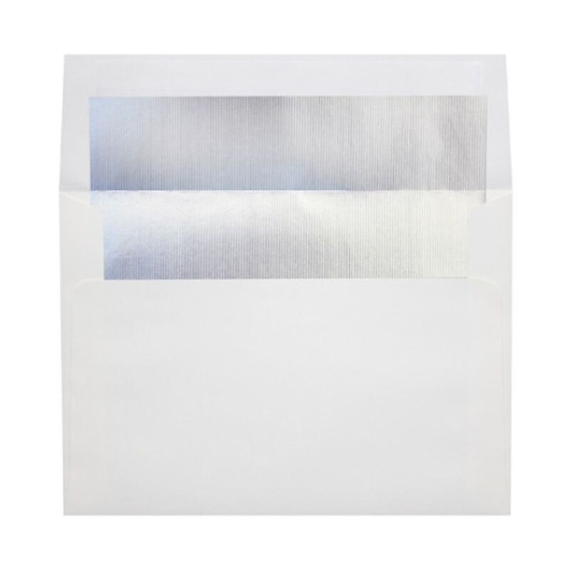 LUX A2 (4 3/8 x 5 3/4) 50/Box, White w/Silver LUX Lining (FLWH4870-03-50) image 1