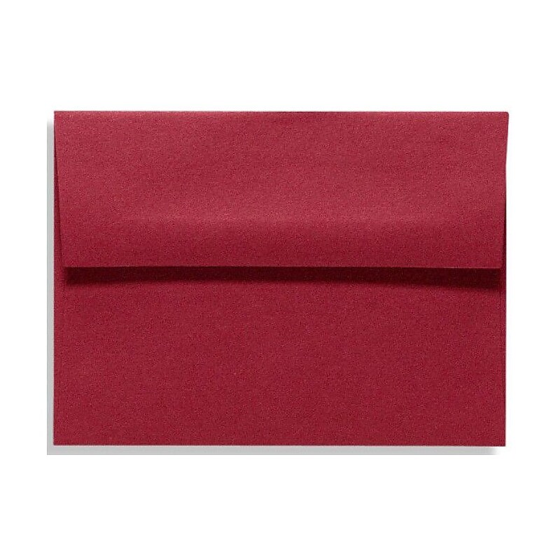 LUX A4 Invitation Envelopes (4 1/4 x 6 1/4) 500/Box, Garnet (LUX-4872-26-500) image 1