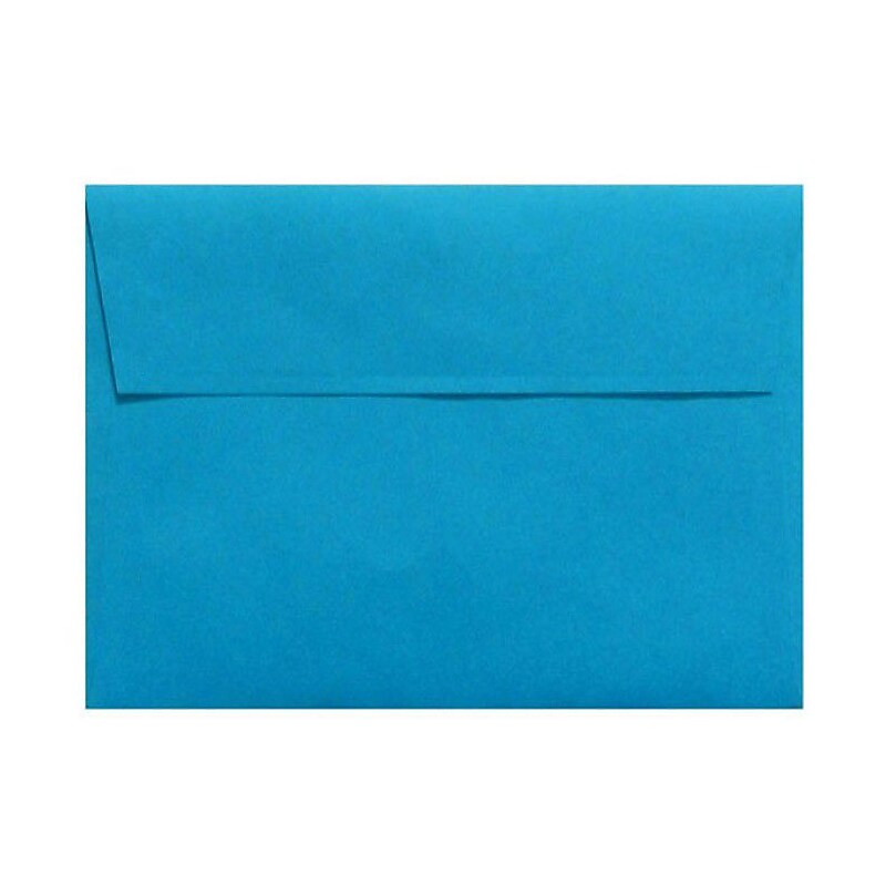 LUX A4 Invitation Envelopes (4 1/4 x 6 1/4) 50/Box, Pool (LUX-4872-102-50) image 1