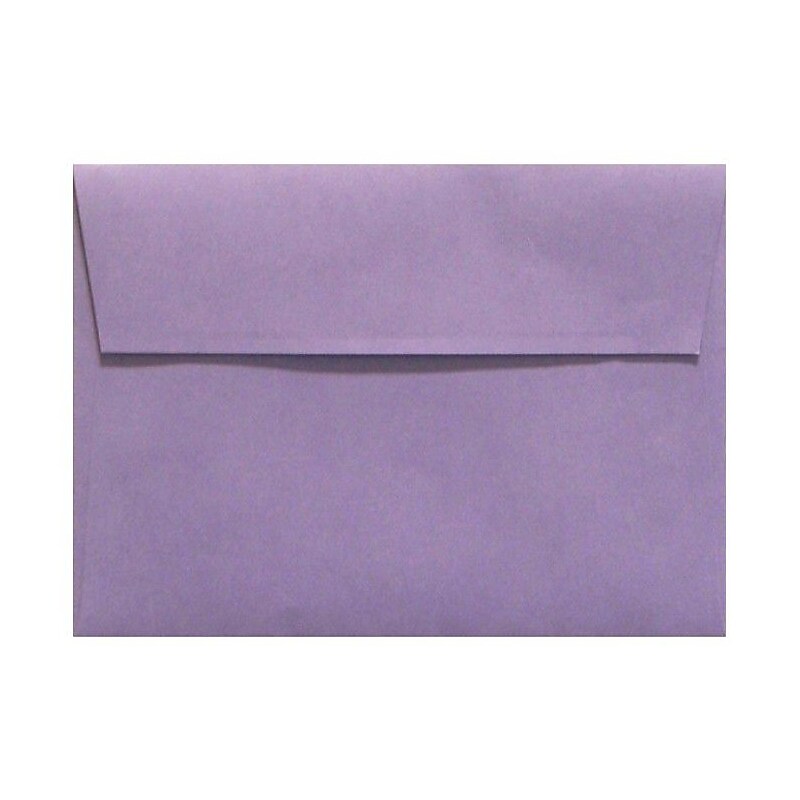LUX A4 Invitation Envelopes (4 1/4 x 6 1/4) 50/Box, Wisteria (LUX-4872-106-50) image 1
