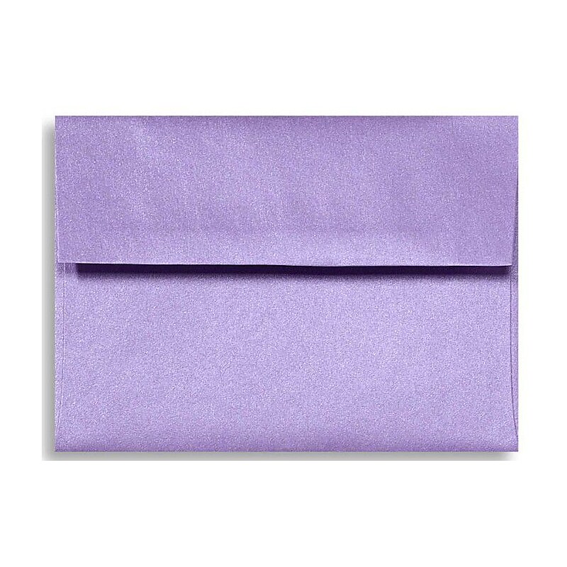 LUX A6 Invitation Envelopes (4 3/4 x 6 1/2) 500/Box, Amethyst Metallic (5375-17-500) image 1