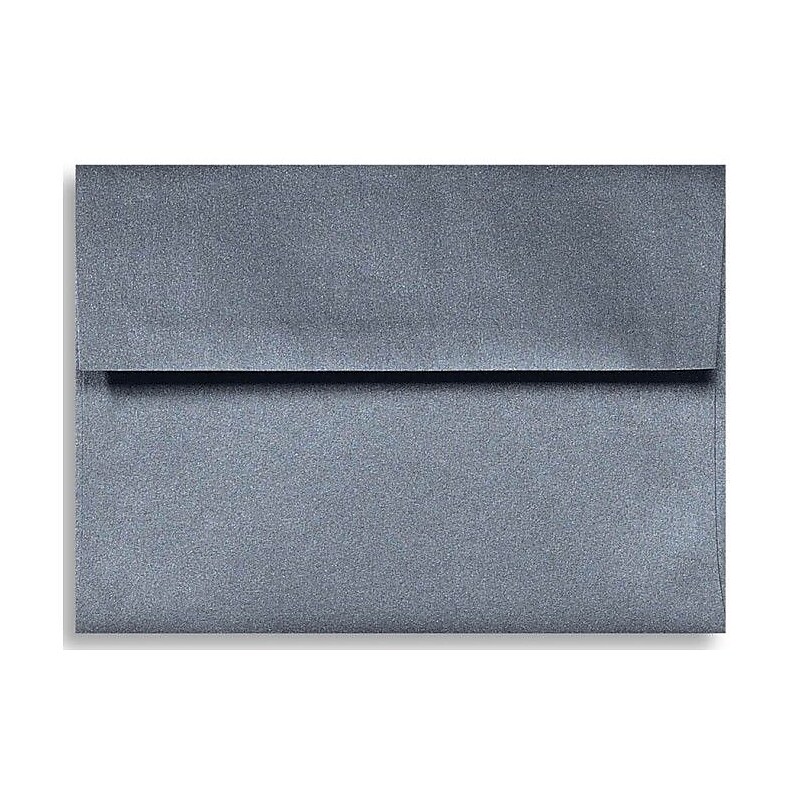 LUX A6 Invitation Envelopes (4 3/4 x 6 1/2) 500/Box, Anthracite Metallic (5375-15-500) image 1