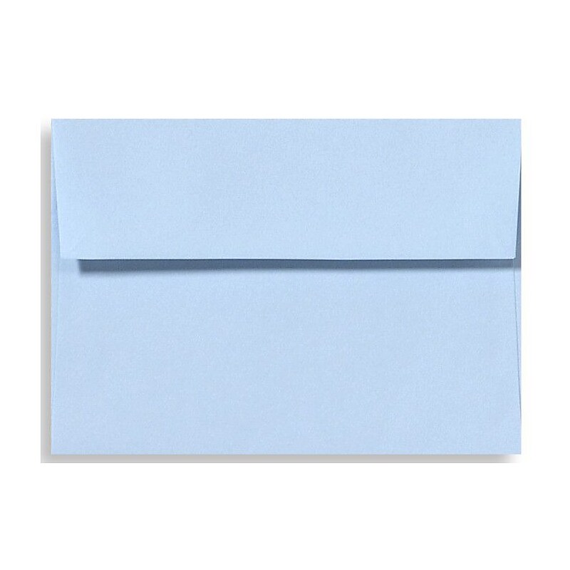 LUX A6 Invitation Envelopes (4 3/4 x 6 1/2) 50/Box, Baby Blue (EX4875-13-50) image 1