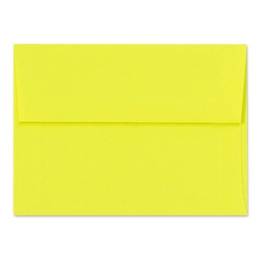 Assorted Multi Colors 50 Boxed A6 (4-3/4 x 6-1/2) Envelopes for 4-1/2 X  6-1/4 Greeting Cards, Invitations Announcements - Astrobrights & More from  The