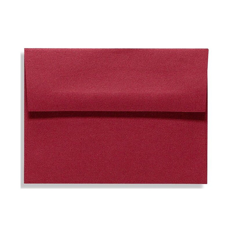 LUX A6 Invitation Envelopes (4 3/4 x 6 1/2) 50/Box, Garnet (EX4875-26-50) image 1