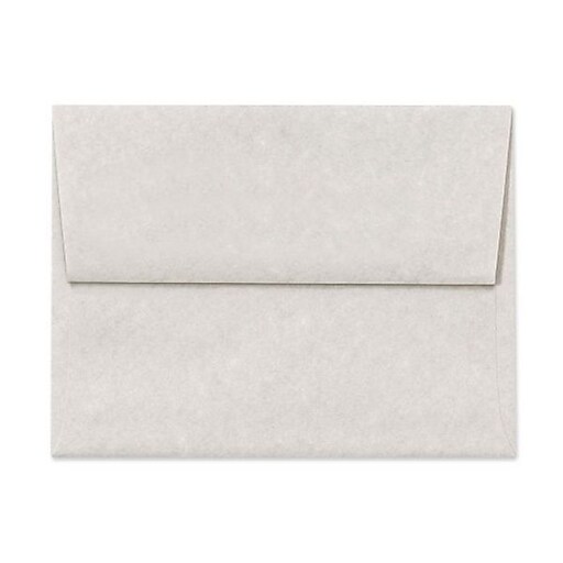 LUX A6 Invitation Envelopes (4 3/4 x 6 1/2) 500/Box, Gray Parchment