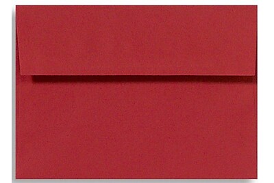Red A6 Envelopes 4 3/4 x 6 1/2-100 Envelopes