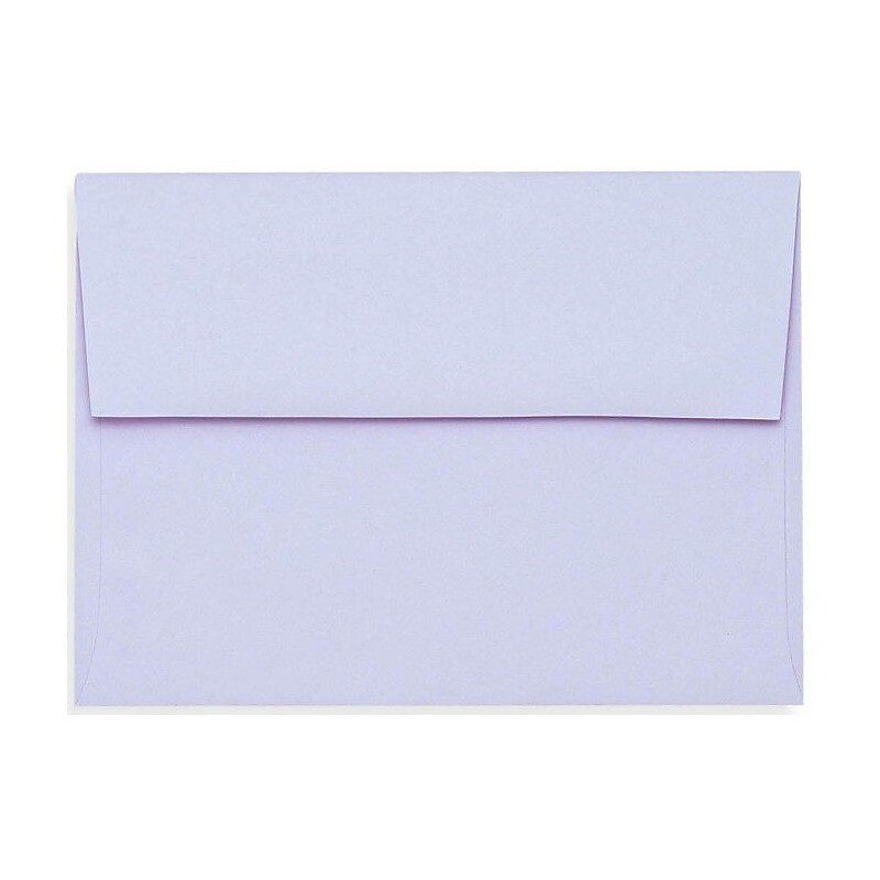 LUX A6 Invitation Envelopes (4 3/4 x 6 1/2) 50/Box, Lilac (SH4275-05-50) image 1
