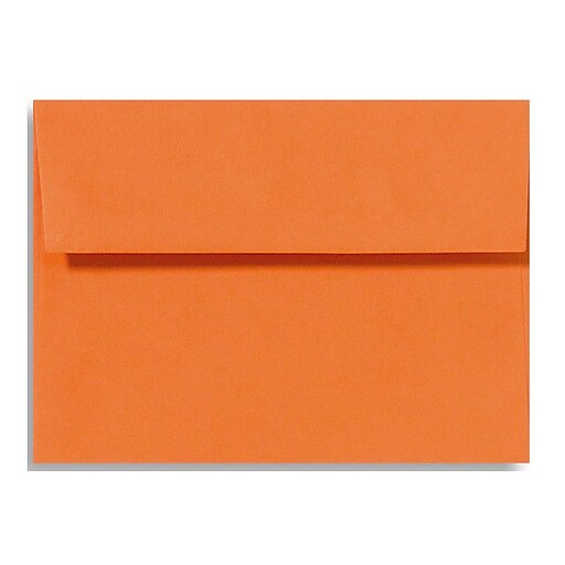 LUX A6 Invitation Envelopes (4 3/4 x 6 1/2) 50/Box, Mandarin (EX487511