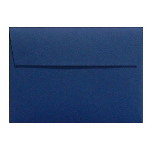 LUX A6 Invitation Envelopes (4 3/4 x 6 1/2) 250/Box, Navy (LUX4875103