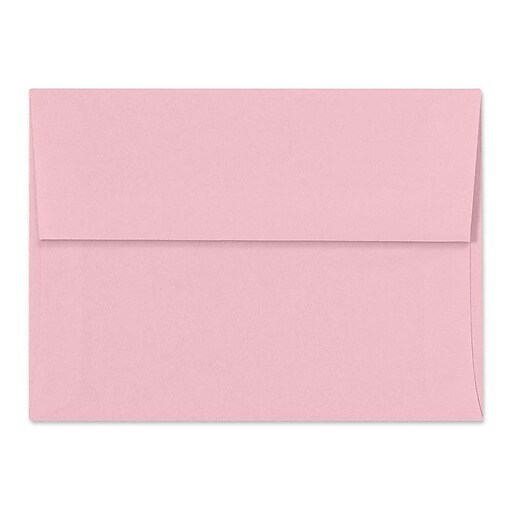 LUX A6 Invitation Envelopes (4 3/4 x 6 1/2) 50/Box, Pastel Pink (SH4275