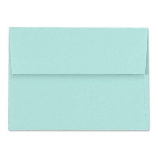 LUX A6 Invitation Envelopes (4 3/4 x 6 1/2) 50/Box, Seafoam (LUX4875