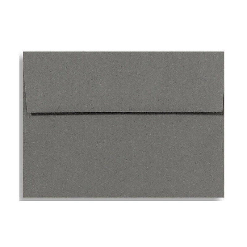 LUX A6 Invitation Envelopes (4 3/4 x 6 1/2) 50/Box, Smoke (EX4875-22-50) image 1