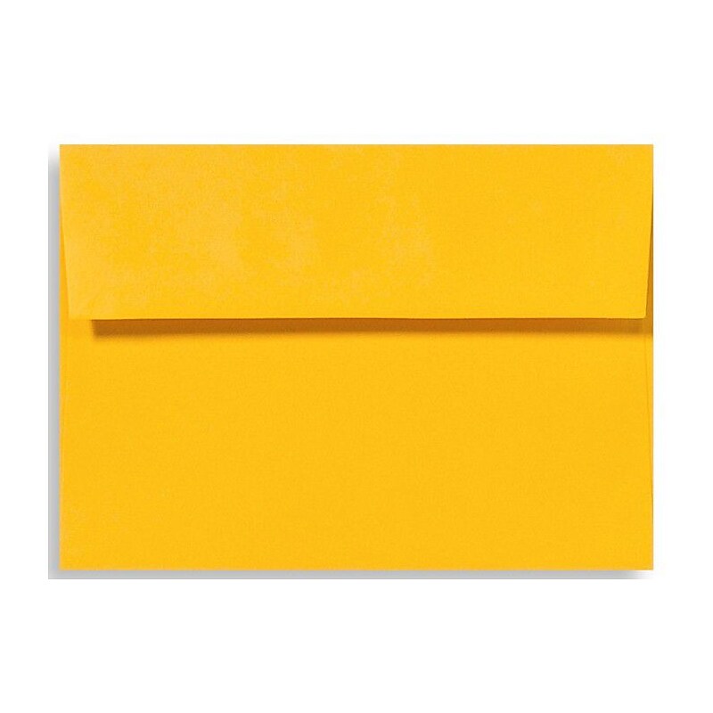 LUX A6 Invitation Envelopes (4 3/4 x 6 1/2) 1000/Box, Sunflower (EX4875-12-1000) image 1