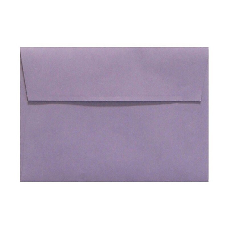 LUX A6 Invitation Envelopes (4 3/4 x 6 1/2) 50/Box, Wisteria (LUX-4875-106-50) image 1