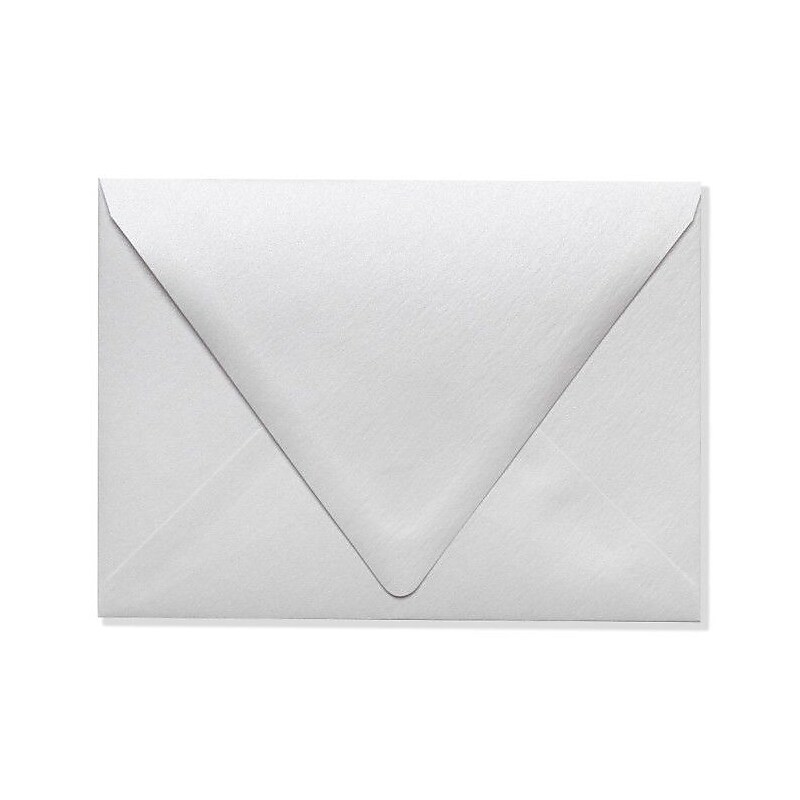 LUX A7 Contour Flap Envelopes (5 1/4 x 7 1/4) 50/Box, Crystal Metallic (1880-30-50) image 1