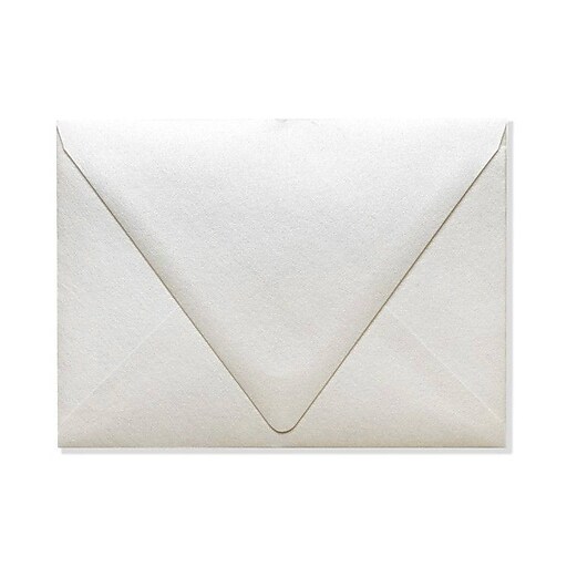 LUX A7 Contour Flap Envelopes (5 1/4 x 7 1/4) 250/Box, Quartz Metallic ...