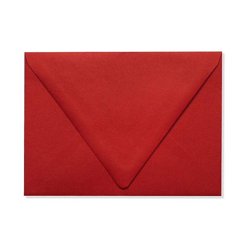 LUX A7 Contour Flap Envelopes (5 1/4 x 7 1/4) 50/Box, Ruby Red (EX-1880-18-50) image 1