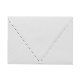 LUX A7 Contour Flap Envelopes (5 1/4 x 7 1/4) 50/Box, White - 100% Recycled (1880-WPC-50)