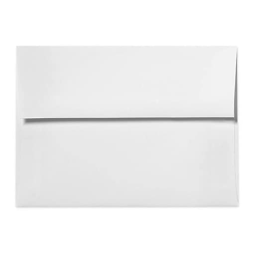 LUX A7 Invitation Envelopes (5 1/4 x 7 1/4) 50/Box, 24lb. Bright White