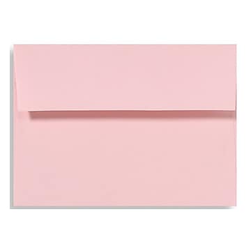 LUX A7 Invitation Envelopes (5 1/4 x 7 1/4) 50/Box, Candy Pink 