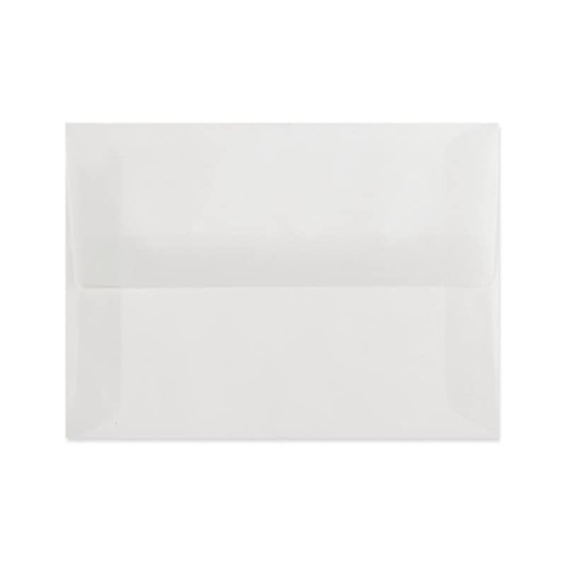 LUX A7 Invitation Envelopes (5 1/4 x 7 1/4) 250/Box, Clear Translucent (4880-00-250) image 1