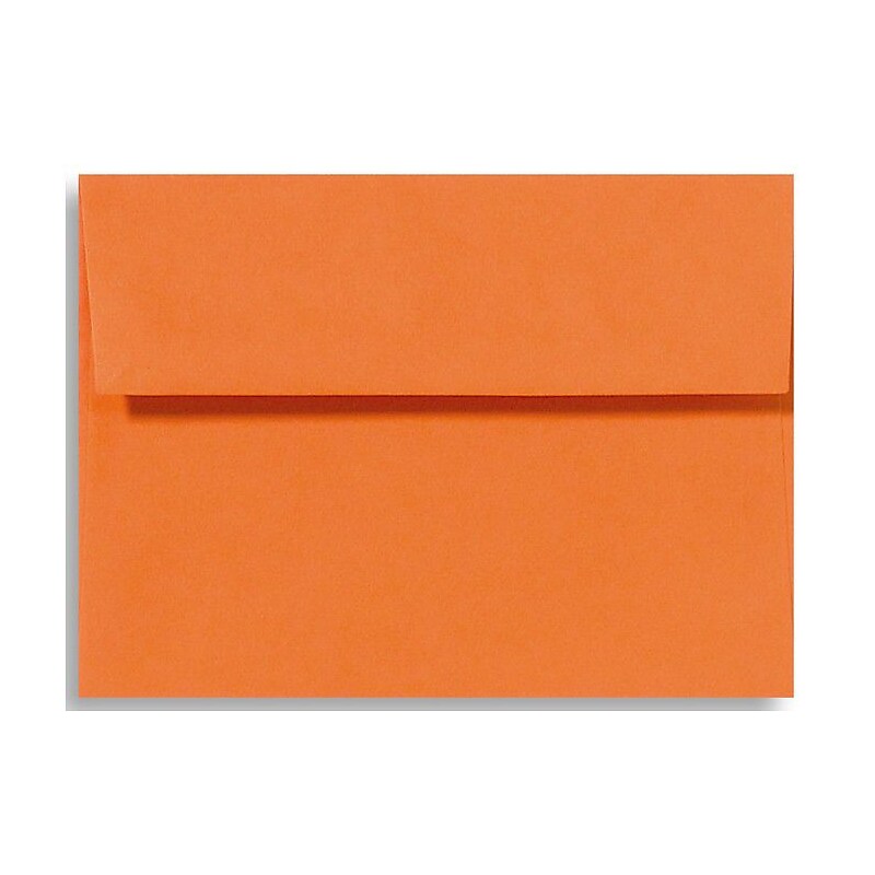 LUX A7 Invitation Envelopes (5 1/4 x 7 1/4) 500/Box, Mandarin (EX4880-11-500) image 1