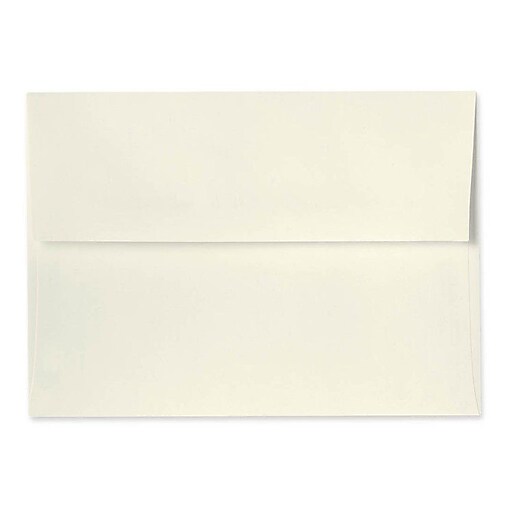 LUX A7 Invitation Envelopes (5 1/4 x 7 1/4) 250/Box, Natural 100 Recycled (4880NPC250