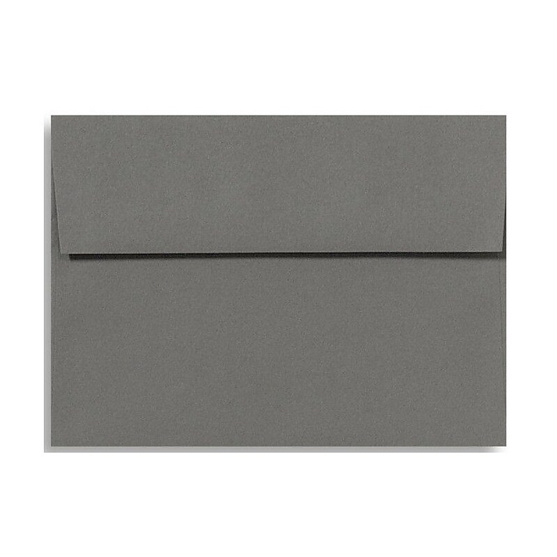 LUX A7 Invitation Envelopes (5 1/4 x 7 1/4) 500/Box, Smoke (EX4880-22-500) image 1