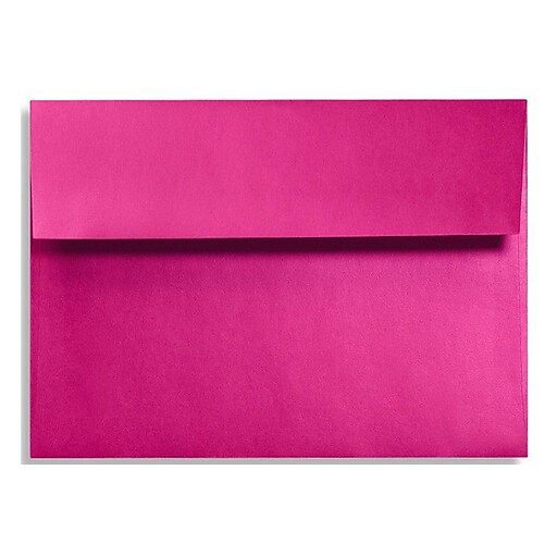Shop Staples for LUX A9 Invitation Envelopes (5 3/4 x 8 3/4) 50/Box, Hottie Pink (FA48950450)