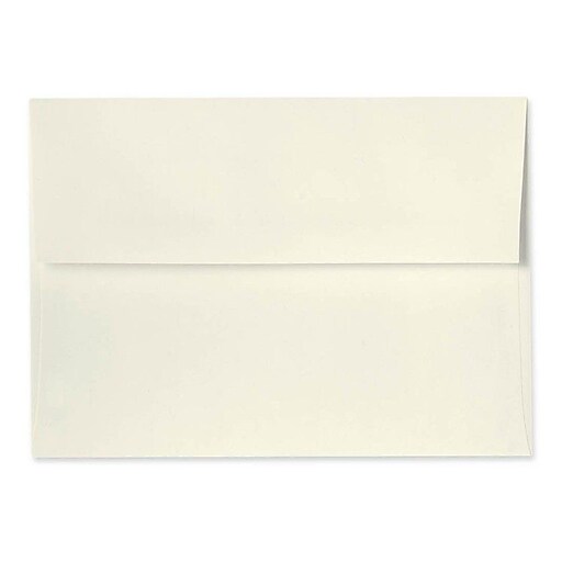 LUX® 80lbs. 5 3/4" x 8 3/4" 100 Recycled Square Flap Envelopes W/Glue