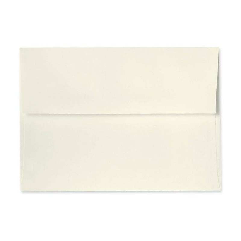 LUX 80lbs. 5 3/4" x 8 3/4" 100% Recycled Square Flap Envelopes W/Glue, Natural, 1000/BX image 1