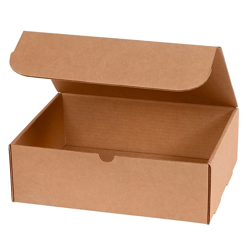 Literature Mailers, 12" x 12" x 4", Kraft, 50/Bundle (ML12124K) image 1