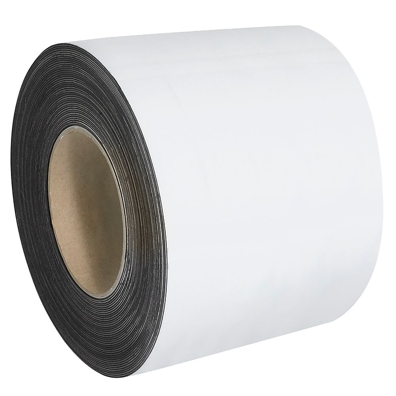 Superscan 50' x 4"White Warehouse Labels, White (LH131) image 1