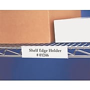 Wire-Rac Angled Snap-On Label Holders,  3" x 1 5/16, 25/Carton