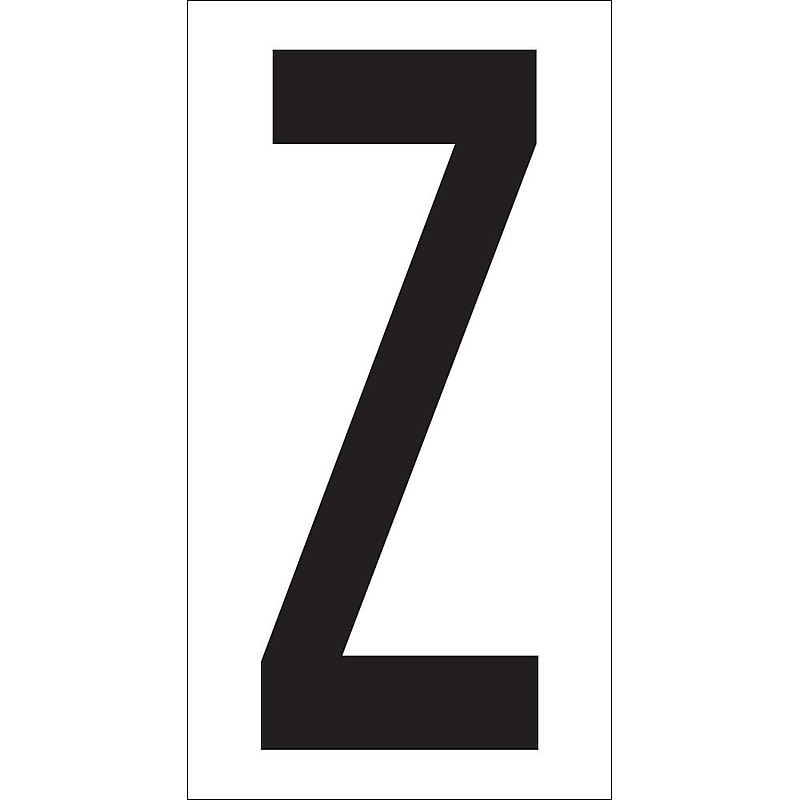 Tape Logic 3 1/2" Vinyl Warehouse Letter Label,  Z, 50/Carton image 1