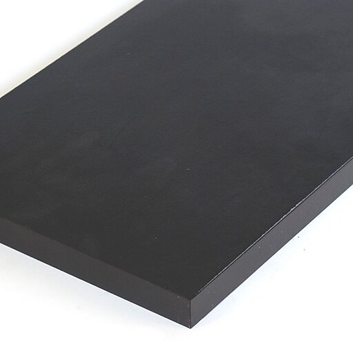 Melamine Shelf Black, 12" X 48" at Staples