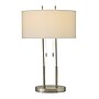 Adesso® Duet Incandescent 27"H Table Lamp, Brushed Steel/Ivory (4015-22)~#|#~m000086479_sc7