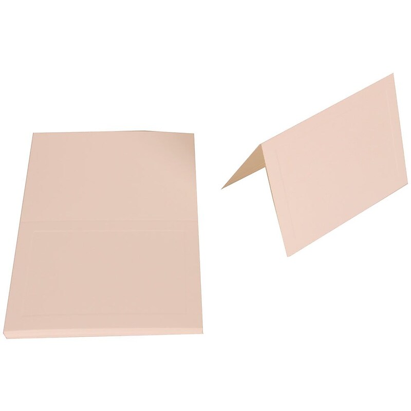 JAM Paper® Blank Foldover Cards, 4Bar A1 Size, 3 1/2 x 4 7/8, Strathmore Bright White Wove Panel, 25/Pack (1745714) image 1