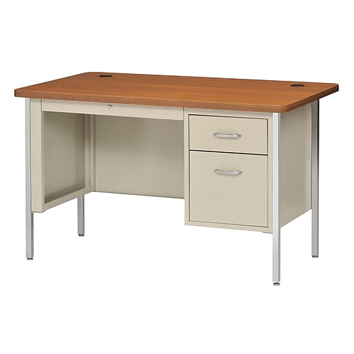 Shop Staples For Sandusky 48 X 30 Single Pedestal Steel