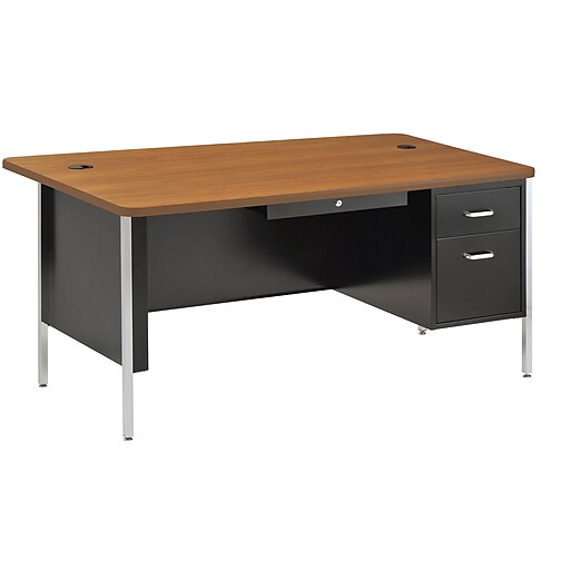 Shop Staples For Sandusky 60 X 30 Single Pedestal Steel
