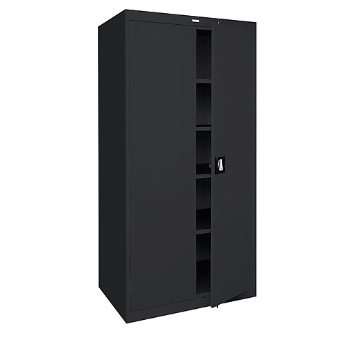 Shop Staples For Elite Storage Recessed Handle 46wx24dx72h Black