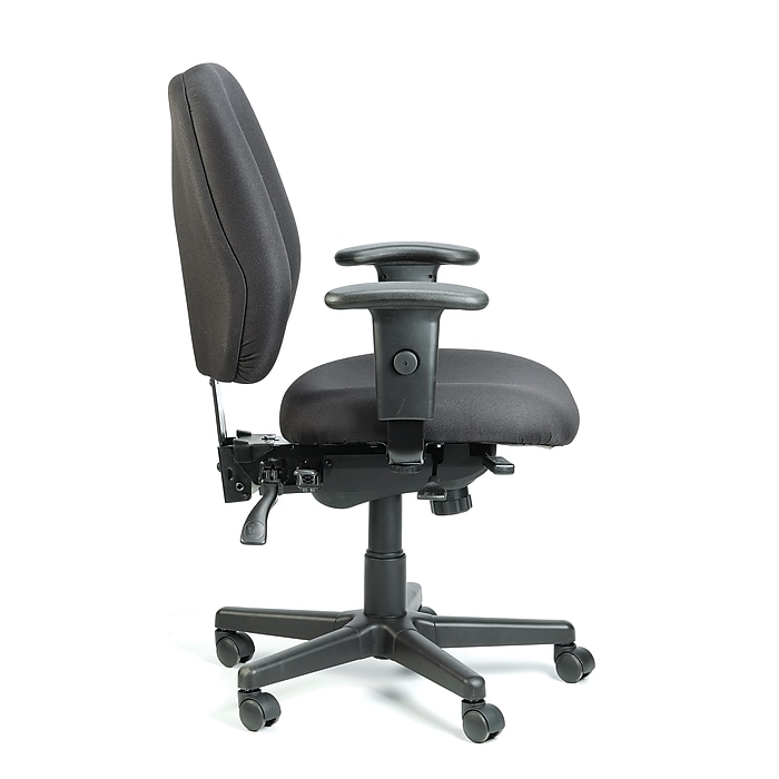 Raynor Eurotech Fabric x Multi-function Task Chair, Black