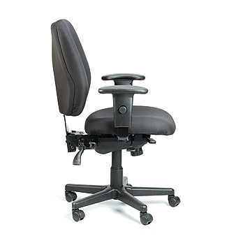 Raynor Eurotech Fabric 4 x 4 Multi-function Task Chair, Black