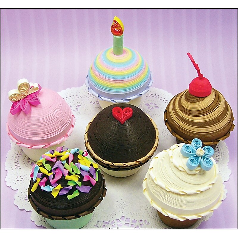 Quilled Creations Quilling Kit, "Cupcake Treasure Boxes" image 1